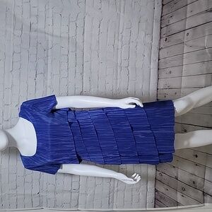 Blue flapper style dress